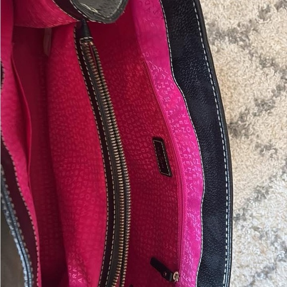 Kate Spade Black Tote with Pink Interior - Picture 2 of 2